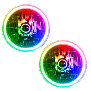 Jeep Wrangler Headlight Assembly - ORACLE Lighting - SMD Pre-Assembled - ColorSHIFT - `97-`06